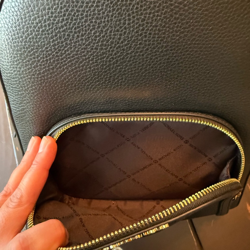 Michael Kors Jaycee Medium Pebbled Leather Backpack - Picture 3 of 7